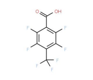 2,3,5,6-Tetrafluoro-4-(trifluoromethyl)benzoic acid (CAS 5216-22-8) - chemical structure image
