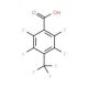 2,3,5,6-Tetrafluoro-4-(trifluoromethyl)benzoic acid (CAS 5216-22-8) - chemical structure image