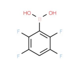 2,3,5,6-Tetrafluorobenzeneboronic acid (CAS 511295-01-5) - chemical structure image