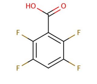 2,3,5,6-Tetrafluorobenzoic acid (CAS 652-18-6) - chemical structure image