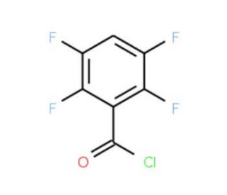 2,3,5,6-Tetrafluorobenzoyl chloride (CAS 107535-73-9) - chemical structure image