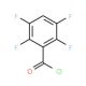2,3,5,6-Tetrafluorobenzoyl chloride (CAS 107535-73-9) - chemical structure image