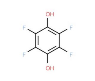 2,3,5,6-Tetrafluorohydroquinone (CAS 771-63-1) - chemical structure image
