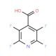 2,3,5,6-Tetrafluoroisonicotinic acid (CAS 2875-10-7) - chemical structure image
