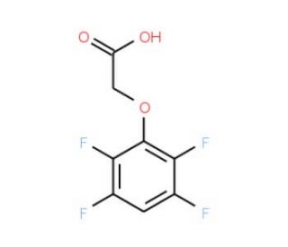 (2,3,5,6-tetrafluorophenoxy)acetic acid (CAS 14742-39-3) - chemical structure image