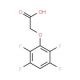 (2,3,5,6-tetrafluorophenoxy)acetic acid (CAS 14742-39-3) - chemical structure image