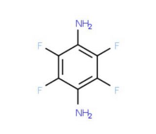 2,3,5,6-Tetrafluorophenylene-1,4-diamine (CAS 1198-64-7) - chemical structure image