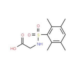 (2,3,5,6-Tetramethyl-benzenesulfonylamino)-acetic acid (CAS 379250-94-9) - chemical structure image