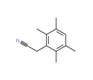 2,3,5,6-Tetramethylphenylacetonitrile (CAS 14611-44-0) - chemical structure image