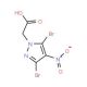 2-(3,5-Dibromo-4-nitro-1H-pyrazol-1-yl)acetic acid - chemical structure image