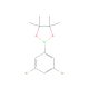 2-(3,5-dibromophenyl)-4,4,5,5-tetramethyl-1,3,2-dioxaborolane (CAS 408492-26-2) - chemical structure image