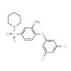 2-(3,5-dichlorophenoxy)-5-(piperidin-1-ylsulfonyl)aniline - chemical structure image