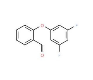 2-(3,5-Difluorophenoxy)benzenecarbaldehyde - chemical structure image