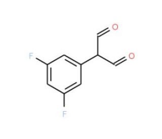 2-(3,5-Difluorophenyl)malondialdehyde (CAS 493036-46-7) - chemical structure image