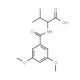 2-(3,5-Dimethoxy-benzoylamino)-3-methyl-butyric acid - chemical structure image