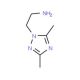 2-(3,5-Dimethyl-[1,2,4]triazol-1-yl)-ethylamine (CAS 878717-42-1) - chemical structure image