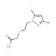 (2-(3,5-Dimethyl-1-pyrazolyl)ethylthio)acetic acid - chemical structure image