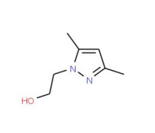 2-(3,5-dimethyl-1H-pyrazol-1-yl)ethan-1-ol (CAS 20000-80-0) - chemical structure image