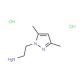 [2-(3,5-Dimethyl-1H-pyrazol-1-yl)ethyl]amine dihydrochloride (CAS 1185304-68-0) - chemical structure image