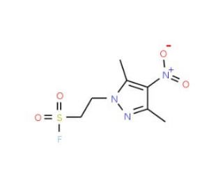 2-(3,5-dimethyl-4-nitro-1H-pyrazol-1-yl)ethanesulfonyl fluoride - chemical structure image