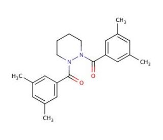 [2-(3,5-Dimethyl-benzoyl)-tetrahydro-pyridazin-1-yl]-(3,5-dimethyl-phenyl)-methanone - chemical structure image