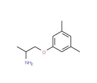 2-(3,5-Dimethyl-phenoxy)-1-methyl-ethylamine (CAS 117322-93-7) - chemical structure image
