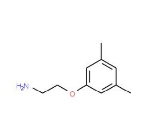 2-(3,5-Dimethyl-phenoxy)-ethylamine (CAS 26646-46-8) - chemical structure image