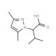 2-(3,5-Dimethyl-pyrazol-1-yl)-3-methyl-butyric acid - chemical structure image