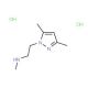 [2-(3,5-Dimethyl-pyrazol-1-yl)-ethyl]-methyl-amine dihydrochloride - chemical structure image