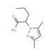 2-(3,5-Dimethyl-pyrazol-1-yl)-pentanoic acid - chemical structure image