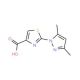2-(3,5-Dimethyl-pyrazol-1-yl)-thiazole-4-carboxylic acid - chemical structure image