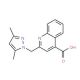 2-(3,5-Dimethyl-pyrazol-1-ylmethyl)-quinoline-4-carboxylic acid - chemical structure image