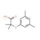 2-(3,5-Dimethylphenoxy)-2-methylpropanoic acid - chemical structure image