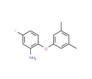 2-(3,5-Dimethylphenoxy)-5-fluoroaniline - chemical structure image
