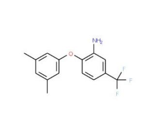 2-(3,5-Dimethylphenoxy)-5-(trifluoromethyl)aniline - chemical structure image
