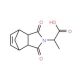 2-(3,5-Dioxo-4-aza-tricyclo[5.2.1.0*2,6*]-dec-8-en-4-yl)propionic acid (CAS 32392-54-4) - chemical structure image