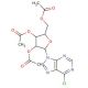 2,3,5-Tri-O-acetyl-6-chloropurine-9-β-D-ribofuranoside (CAS 5987-73-5) - chemical structure image