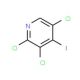2,3,5-Trichloro-4-iodopyridine (CAS 406676-23-1) - chemical structure image