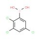 2,3,5-Trichlorobenzeneboronic acid (CAS 212779-19-6) - chemical structure image