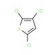 2,3,5-Trichlorothiophene (CAS 17249-77-3) - chemical structure image
