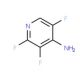 2,3,5-Trifluoro-4-pyridinamine (CAS 105252-95-7) - chemical structure image
