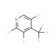 2,3,5-Trifluoro-4-(trifluoromethyl)pyridine (CAS 675602-93-4) - chemical structure image