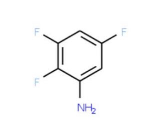 2,3,5-Trifluoroaniline (CAS 363-80-4) - chemical structure image