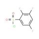 2,3,5-Trifluorobenzenesulphonyl chloride (CAS 914636-99-0) - chemical structure image