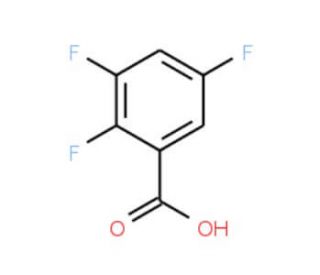 2,3,5-Trifluorobenzoic acid (CAS 654-87-5) - chemical structure image