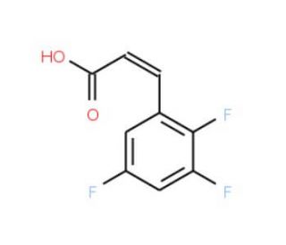 2,3,5-Trifluorocinnamic acid (CAS 237761-79-4) - chemical structure image
