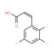 2,3,5-Trifluorocinnamic acid (CAS 237761-79-4) - chemical structure image