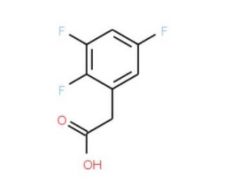 2,3,5-Trifluorophenylacetic acid (CAS 132992-28-0) - chemical structure image