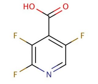 2,3,5-Trifluoropyridine-4-carboxylic acid (CAS 675602-91-2) - chemical structure image