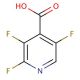 2,3,5-Trifluoropyridine-4-carboxylic acid (CAS 675602-91-2) - chemical structure image